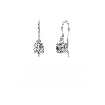 Pendants d'oreilles Laurie RND 1 950 platine diamant 1.00 crt
