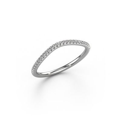 Vorsteckring SRH0842C10H4 585 Weißgold Diamant 0.14 crt