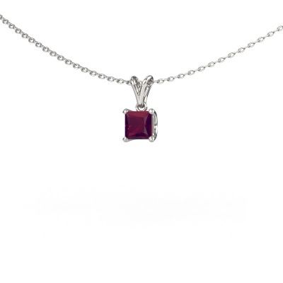 Hanger Sam SQR 585 witgoud rhodoliet 4.5 mm