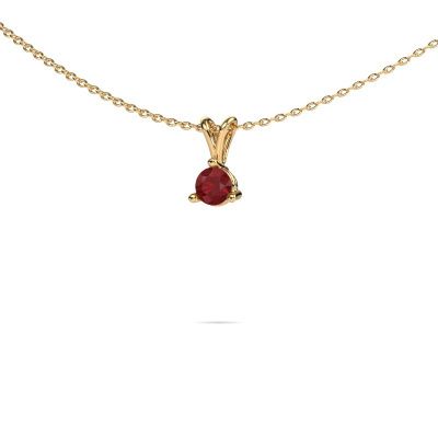 Pendant Somer 585 gold ruby 6 mm