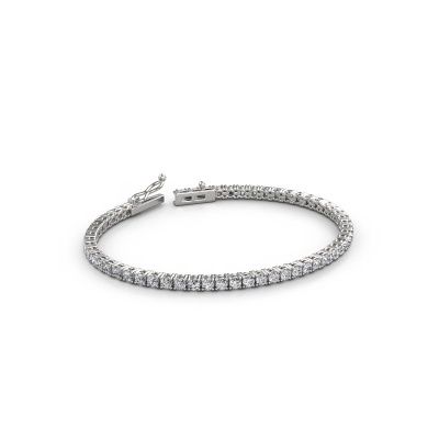 Tennis bracelet Shirley 2.7 lab diamond 585 white gold 4.24 crt