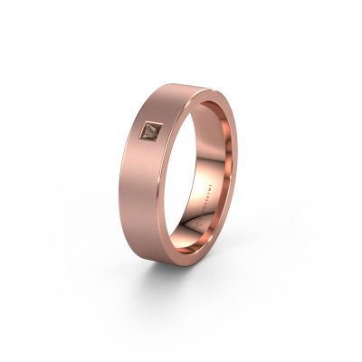 Ehering WH0101L15BMSQ 585 Roségold Rauchquarz ±5x2 mm