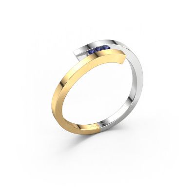Ring Juliette 585 gold sapphire 1.6 mm