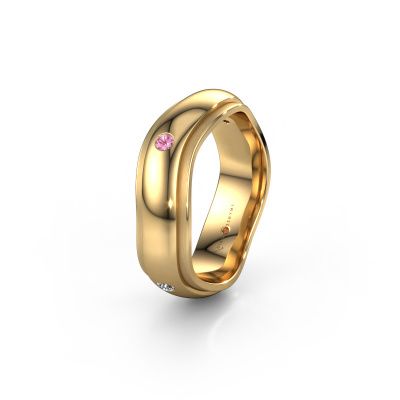 Alliance WH2050L26DP 585 or jaune saphir rose ±6x2.4 mm