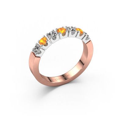 Ring Dana 7 585 Roségold Citrin 3 mm