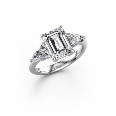 Promise ring Melani EME 585 white gold lab grown diamond 3.22 crt
