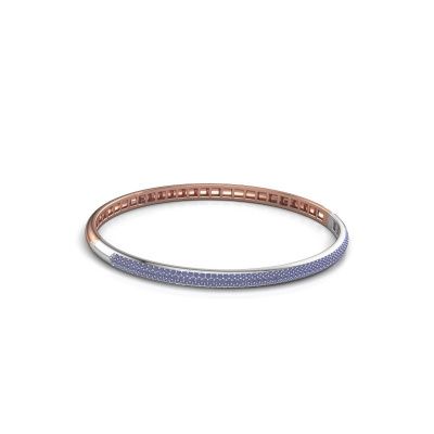 Bangle Emely 4mm 585 rose gold sapphire 1.1 mm