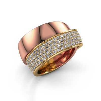 Ring Danna 585 rosé goud lab-grown diamant 1.425 crt