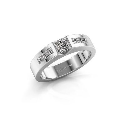 Verlovings ring Arlena 2 585 witgoud diamant 0.70 crt