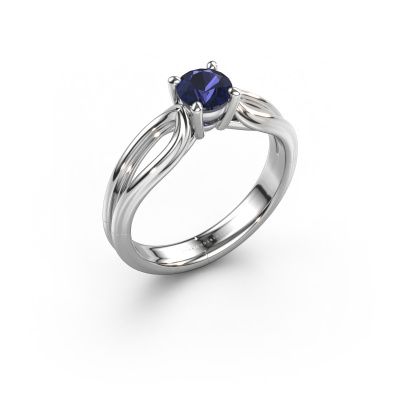 Engagement ring Antonia rnd 1 950 platinum sapphire 5 mm