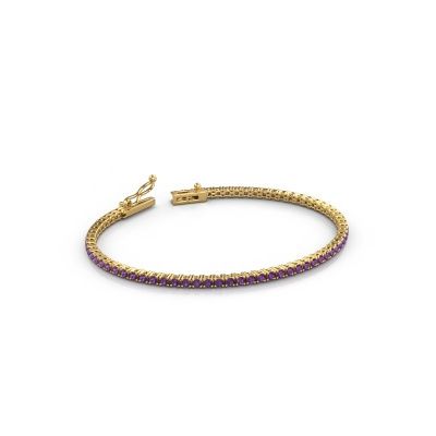 Tennisarmband Shirley 2.0 585 Amethyst Gold 2 mm