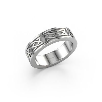 Men's ring Alec 585 white gold