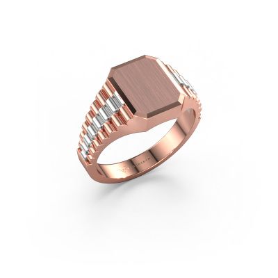 Signet ring Erik 1 585 rose gold
