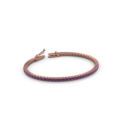 Tennis bracelet Shirley 2.4 585 rose gold 2.4 mm