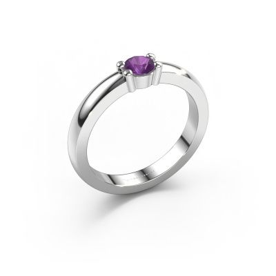 Ring Yasmin 1 950 platinum amethyst 4 mm