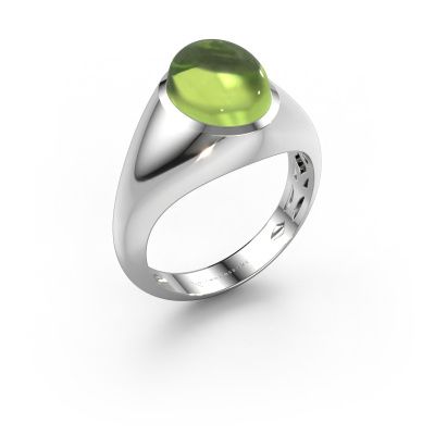 Ring Zaza 950 platinum peridot 10x8 mm