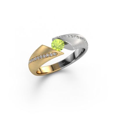 Ring Hojalien 2 585 gold peridot 4.2 mm