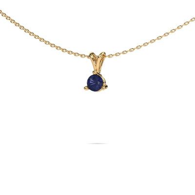 Pendant Somer 585 gold sapphire 6 mm