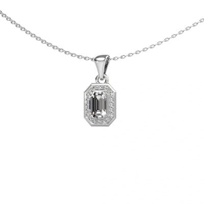 Pendant Dodie 950 platinum diamond 1.88 crt