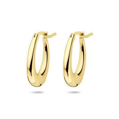 Hoop earrings Asia 585 gold