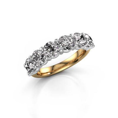 Ring Heddy Half 585 goud diamant 3.00 crt