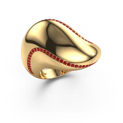 Bague Phyliss 585 or jaune rubis 1 mm