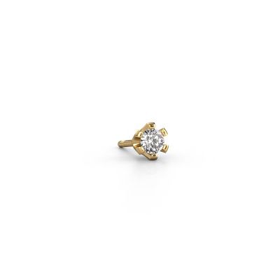 Men's earring Martijn 585 gold diamond 0.10 crt