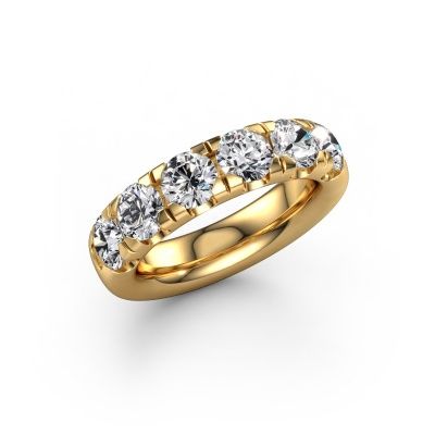 Stackable ring Jackie Half 585 gold lab-grown diamond 2.40 crt