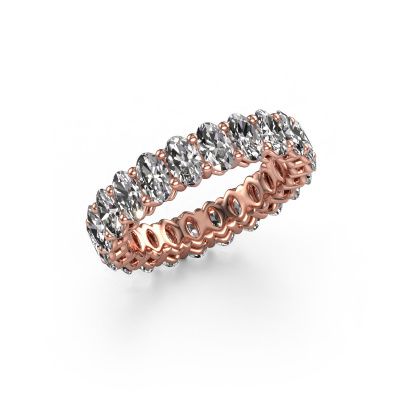 Vorsteckring Heddy OVL 3x5 585 Roségold Lab-grown Diamant 5.06 crt