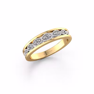 Vorsteckring Laine 585 Gold Diamant 0.125 crt