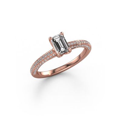Verlobungsring Elenore eme 585 Roségold Diamant 1.15 crt