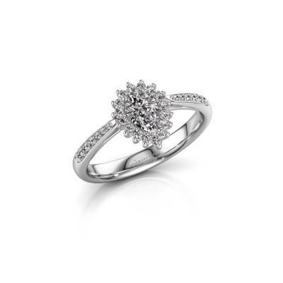 Engagement ring Tilly per 2 585 white gold diamond 0.45 crt