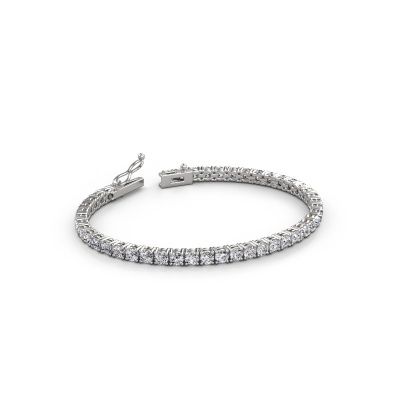 Tennis bracelet Shirley 3.4 lab diamond 585 white gold 6.75 crt