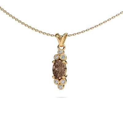 Anhänger Lucy 2 585 Gold Braun Diamant 0.790 crt