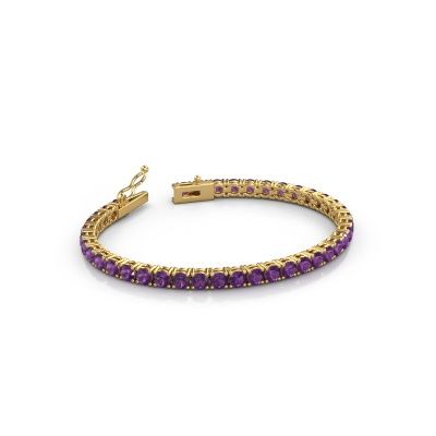 Tennis bracelet Shirley 4.0 585 amethyst gold 4 mm