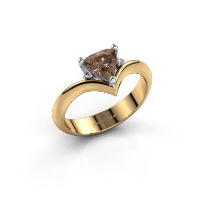 Ring Arlette 585 Gold Braun Diamant 0.915 crt