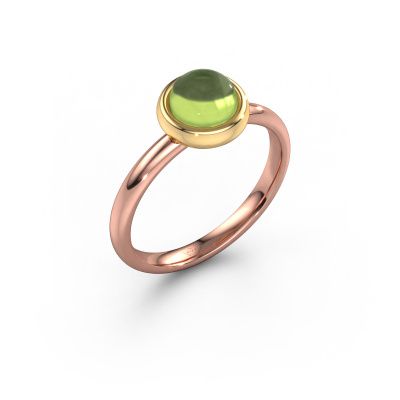 Ring Blossom 585 rose gold peridot 5 mm
