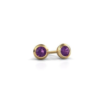 Ohrsteckers Shemika 585 Gold Amethyst 3.4 mm