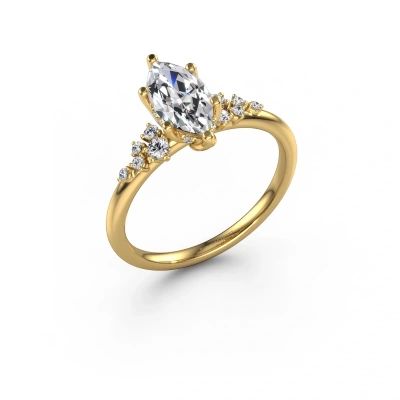 Engagement ring Emma MRQ 585 gold lab-grown diamond 1.165 crt