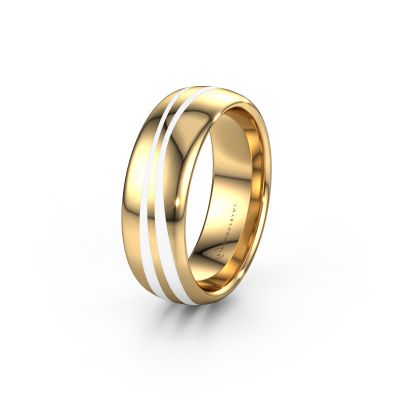 Bague de mariage WH2226M36BP 585 or jaune ±7x2 mm