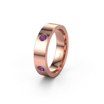 Ehering WH0104L15BP 585 Roségold Amethyst 3 mm ±4x2 mm