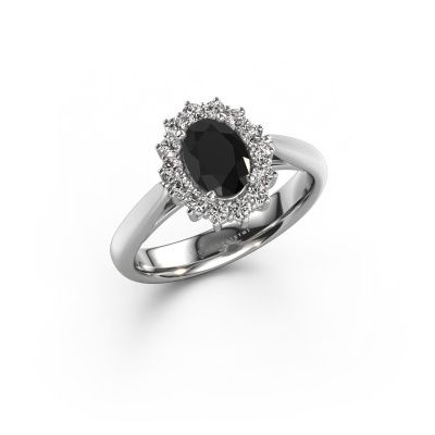 Engagement ring Margien 1 585 white gold black diamond 1.05 crt