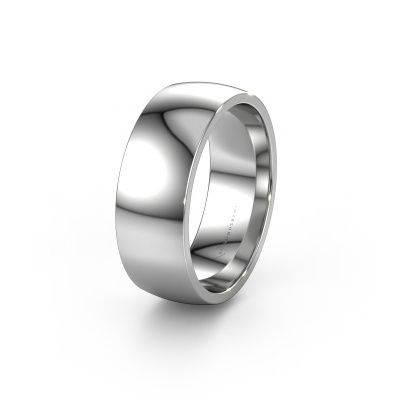 Wedding ring WH0100M28BP 950 platinum ±0.31x0.08 in