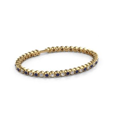 Tennis bracelet Bianca 3 mm 585 gold sapphire 3 mm