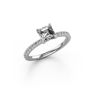 Engagement ring Crystal ASSC 2 950 platinum diamond 1.18 crt