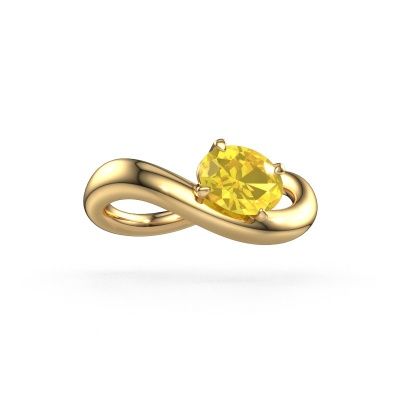 Verlobungsring Chloe OVL 585 Gold Gelb Saphir 7,5x5,5 mm