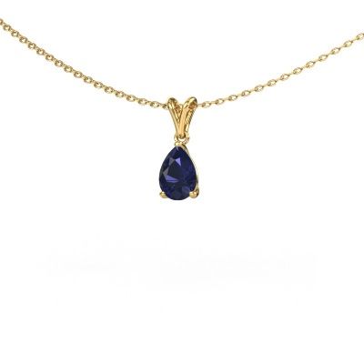 Pendant Sam PER 585 gold sapphire 7x5 mm