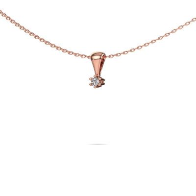 Kette Fay 585 Roségold Diamant 0.03 crt
