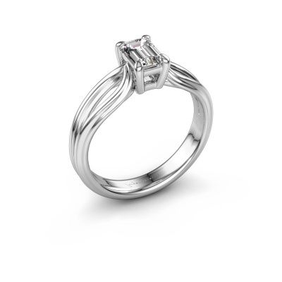 Engagement ring Antonia eme 1 585 white gold diamond 1.15 crt