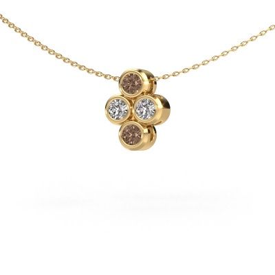 Anhänger Judi 585 Gold Braun Diamant 0.60 crt